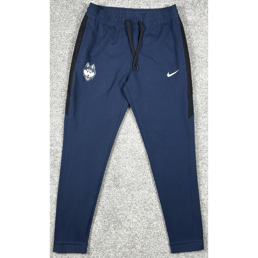 Nike UConn Huskies Womens Basketball Dri-FIT Pants Joggers M Blue NWT